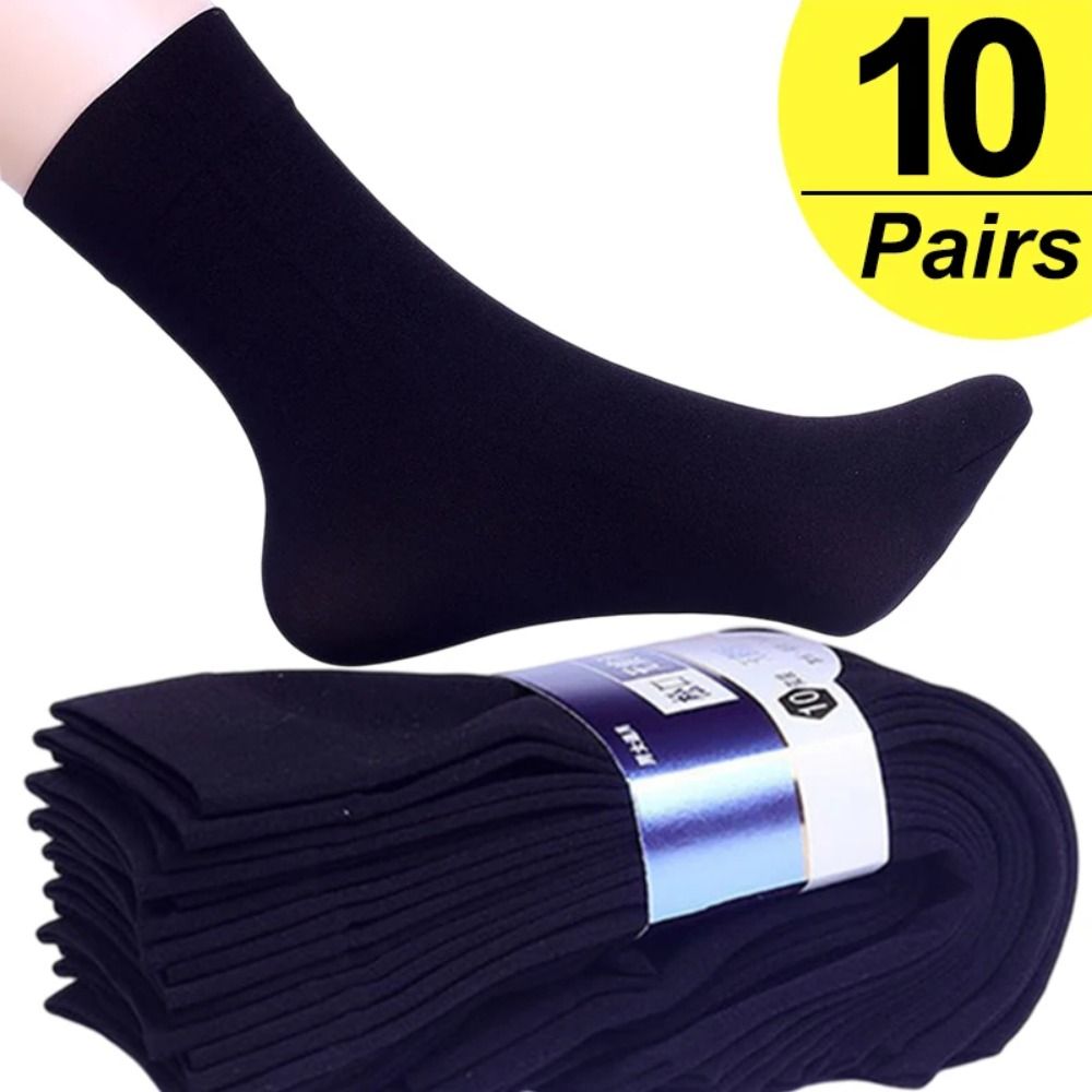 Silk Sock Bamboo - 10pairs Men Ice Silk Socks Summer