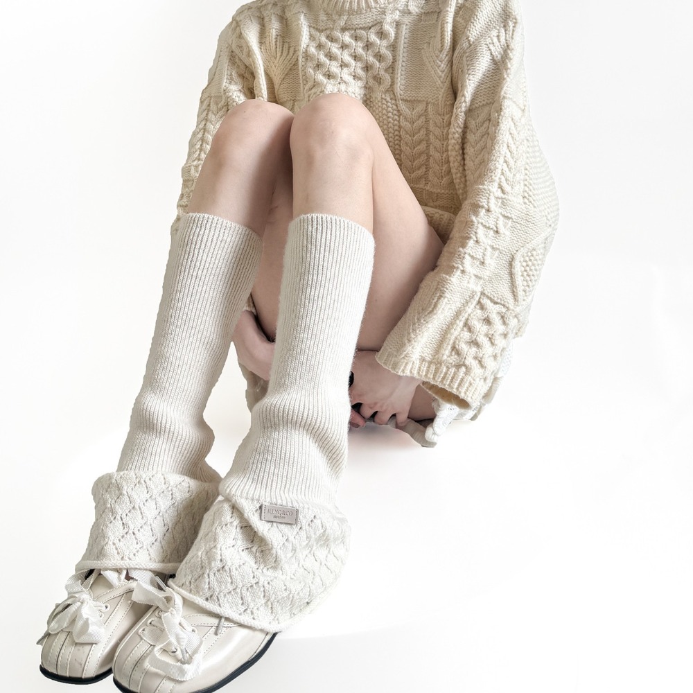 Japanese Retro Hollow Out Wool - đánh giá và giá Boot Sock Slouchy