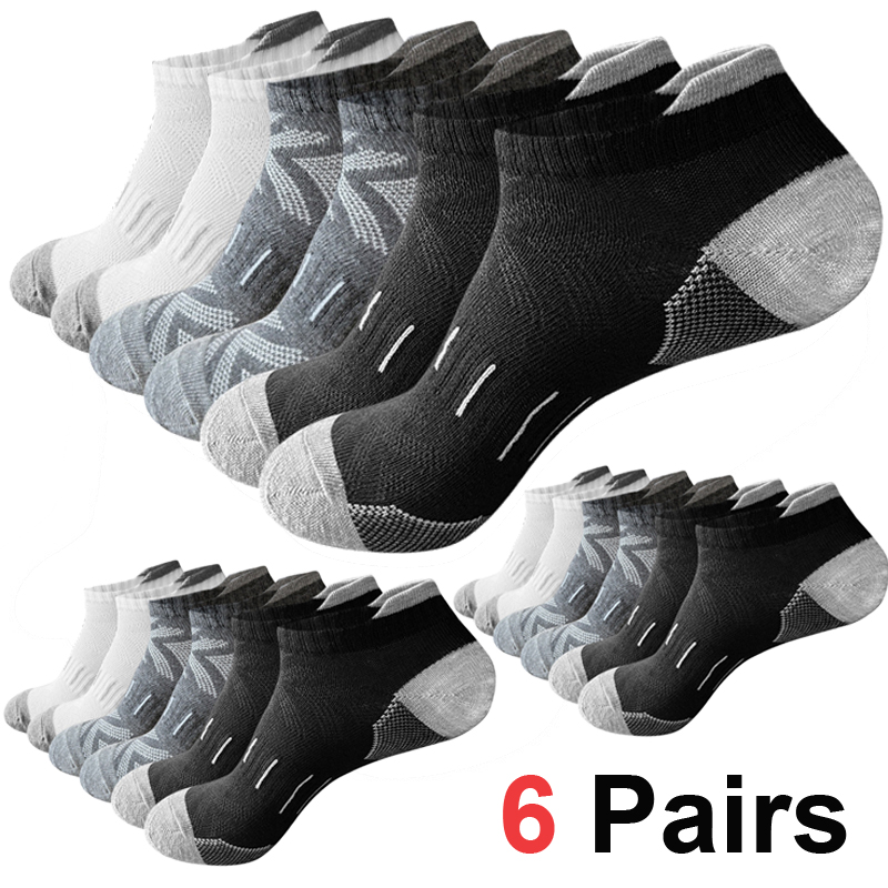 6/12Pairs Men's Arrow Print An - đánh giá và giá Ankle Sock Low Cut